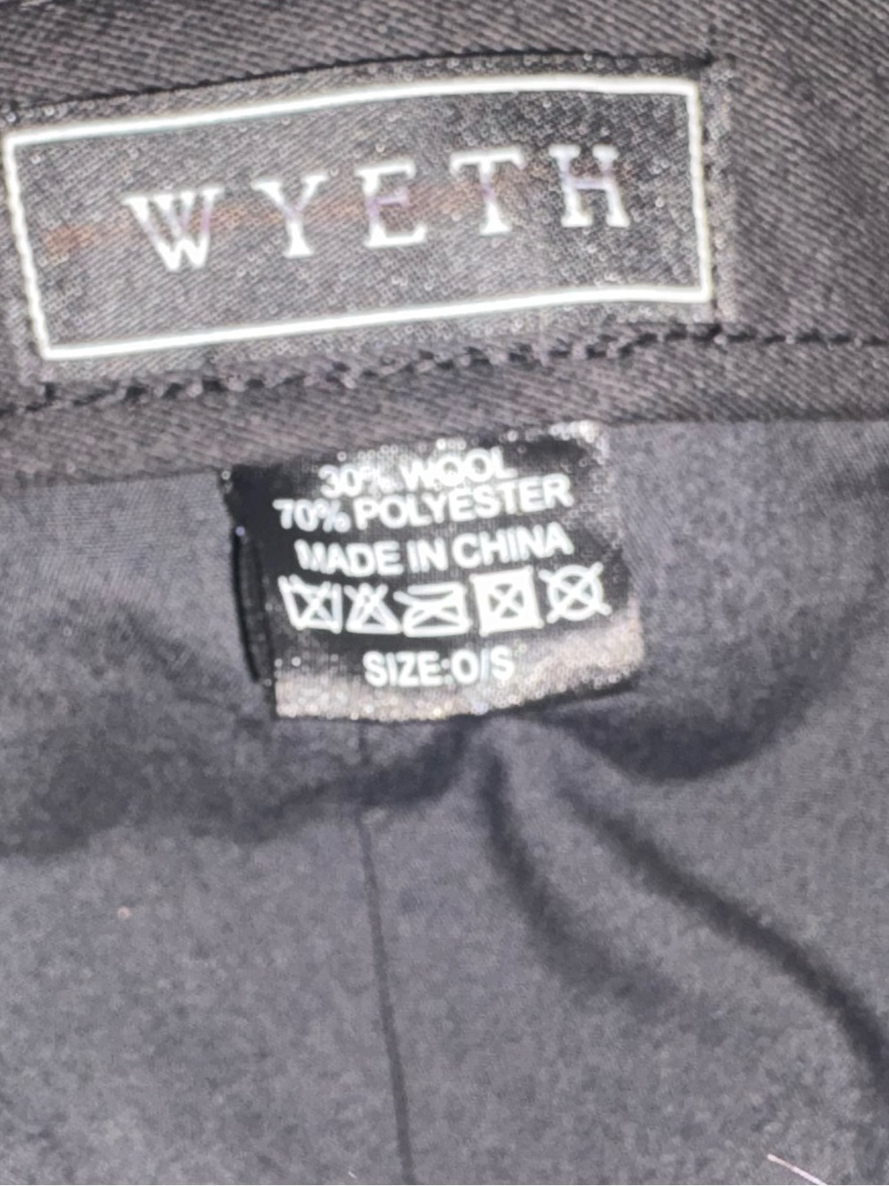 WYETH Free People Letterman Plaid Cap Grey Wool Blend Baseball Hat OS - Picture 2 of 10